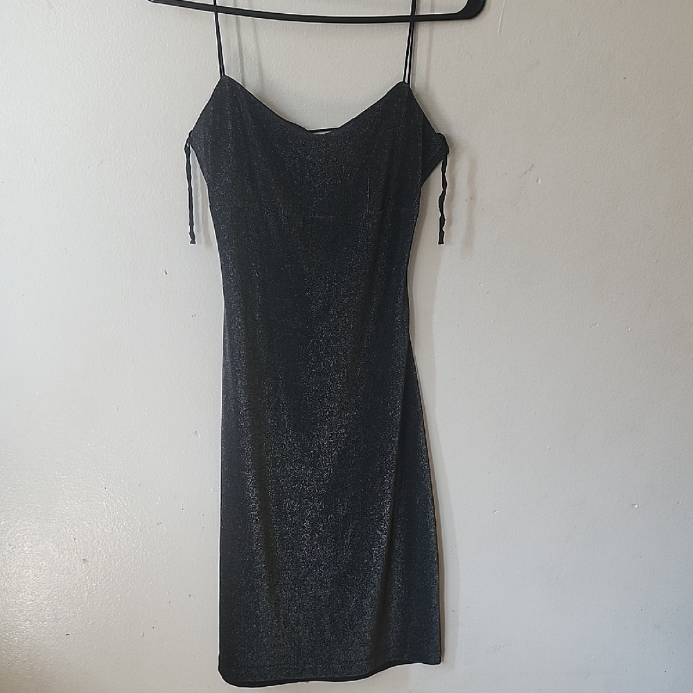 City Triangles Black Strapless Dress